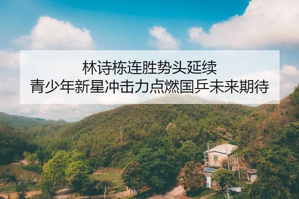 林诗栋连胜势头延续 青少年新星冲击力点燃国乒未来期待