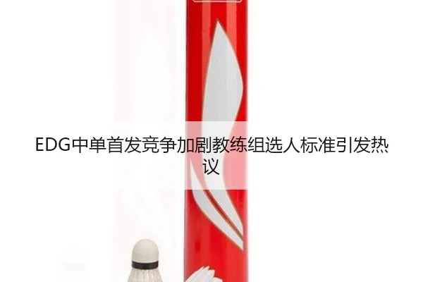 EDG中单首发竞争加剧教练组选人标准引发热议